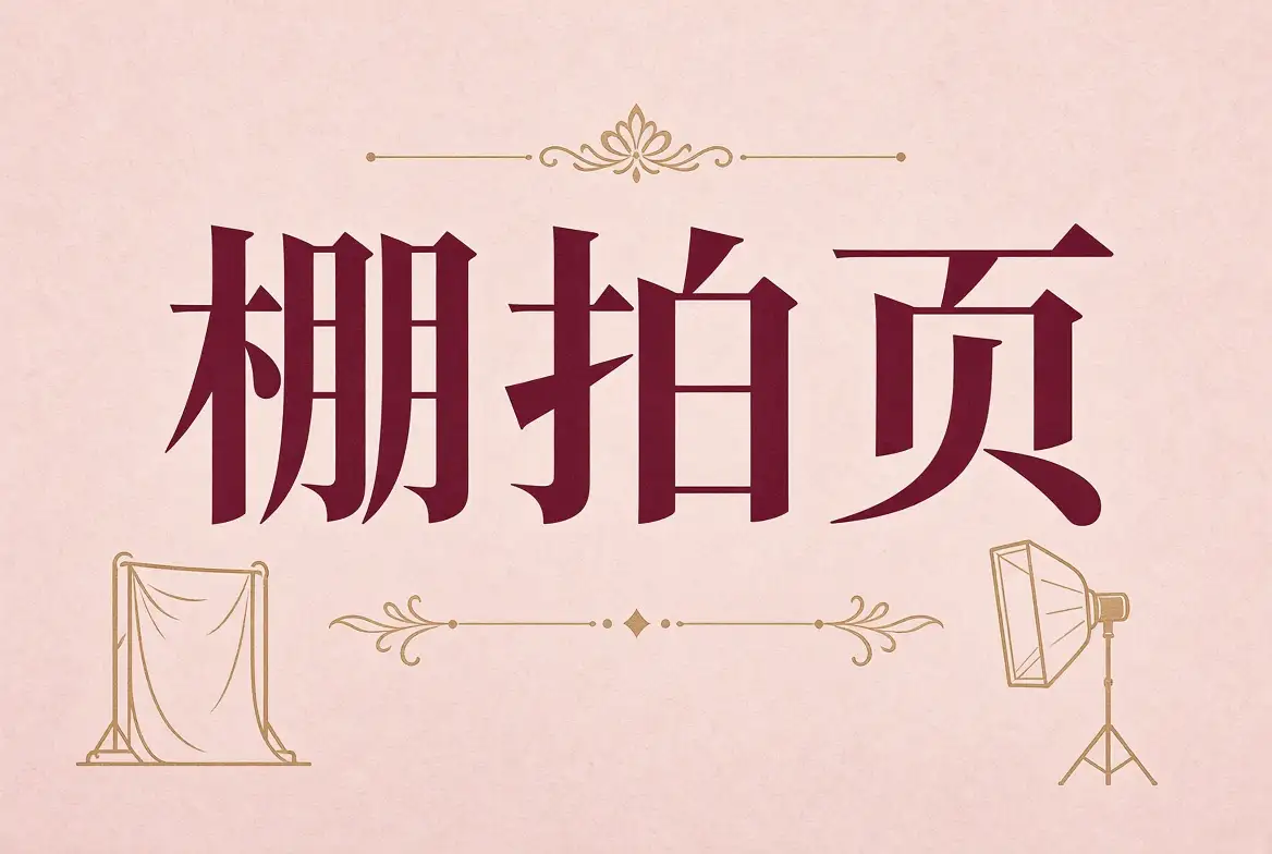 棚拍页灯光与造型摄影